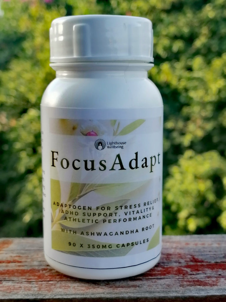 FocusAdapt - Adaptogen for Stress Relief, ADHD Support, Vitality + Athletic Performance
