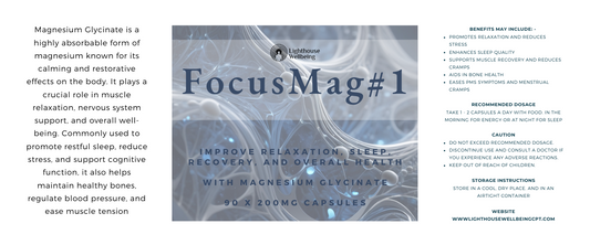 FocusMag #1 - Improve relaxation, sleep, muscle recovery and overall health