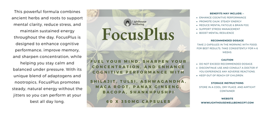 FocusPlus - Fuel your mind, sharpen your concentration and enhance cognitive performance